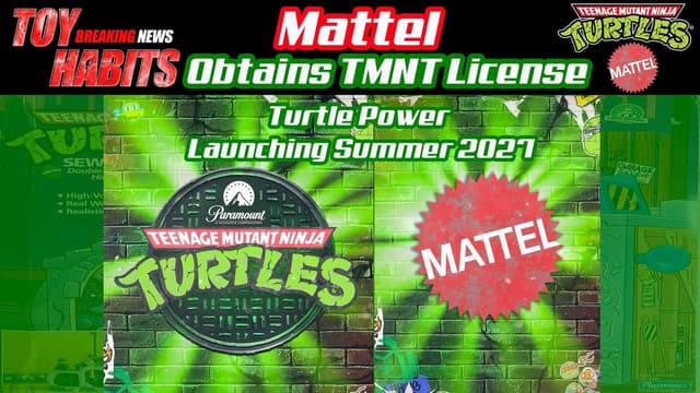 Mattel Obtains the Teenage Mutant Ninja Turtles Master License - Featured Image