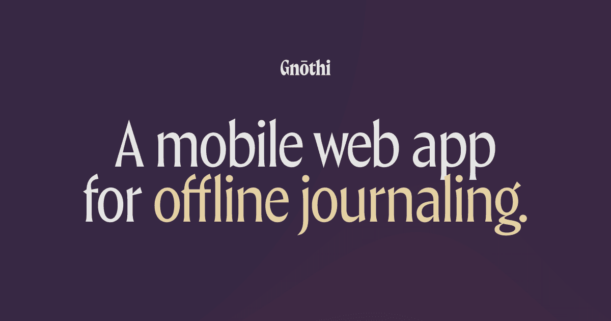 Gnothi - Timeless insight for daily perspective. - Featured Image