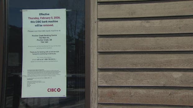 Blairmore latest Alberta community to lose bank branch — a trend seen across Canada | CBC News - Featured Image