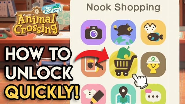 How To Unlock The Nook Shopping App FAST In Animal Crossing New Horizons - Featured Image