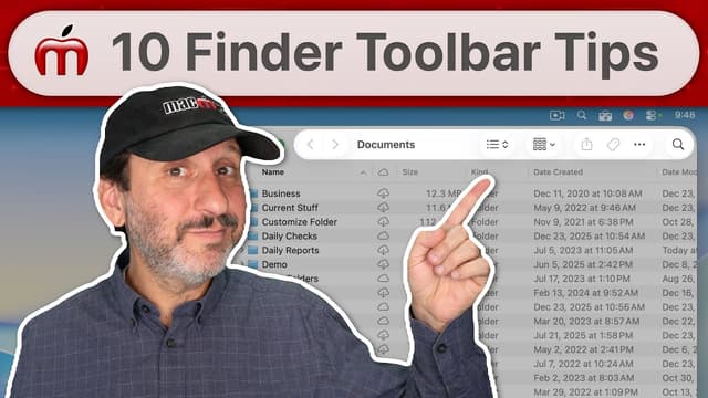 10 Finder Toolbar Hidden Features and Tips - Featured Image
