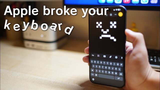 It's Not Just You - The iOS Keyboard is Broken - Featured Image