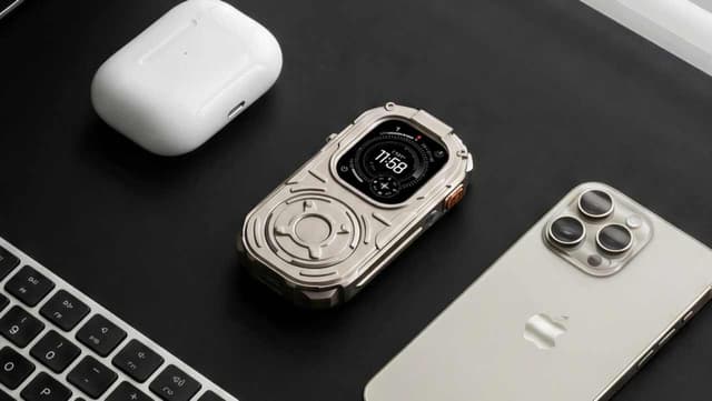 The 'RePod Ultra' turns your 'forgotten' Apple Watch Ultra into an iPod, complete with scroll wheel — but the description makes some pretty outlandish points | TechRadar - Featured Image