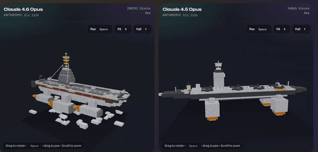 Difference Between Opus 4.6 and Opus 4.5 On My 3D VoxelBuild Benchmark - Featured Image