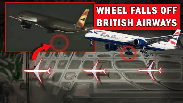 British A350 LOST A WHEEL on Takeoff | Where did it fall? - Featured Image