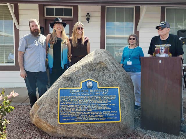 Monument to Edgar Rice Burroughs’ cavalry service dedicated in Willcox, Arizona - Featured Image