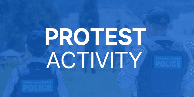 Significant police response ready for expected protests | ACT Policing - Featured Image