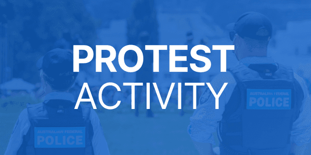 Significant police response ready for expected protests | ACT Policing - Featured Image