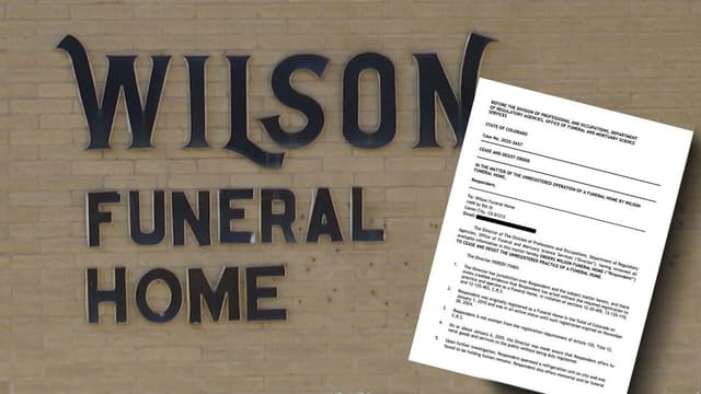 KRDO13 Investigates: State orders Southern Colorado funeral home to shut down | KRDO - Featured Image
