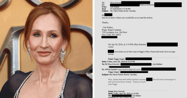 Newly Released Epstein Doc Has 'Harry Potter' Fans Furious With JK Rowling | Bored Panda - Featured Image