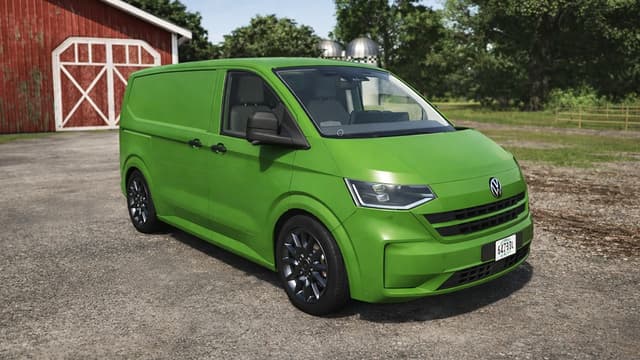 Volkswagen Transporter T7 - FS25 Mods | Practical Van with Interior and Tire Options - Featured Image