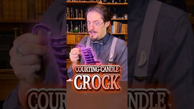 Courting-Candle Crock #history #facts #historyfacts #romantic #decoration #socialmedia #antique - Featured Image