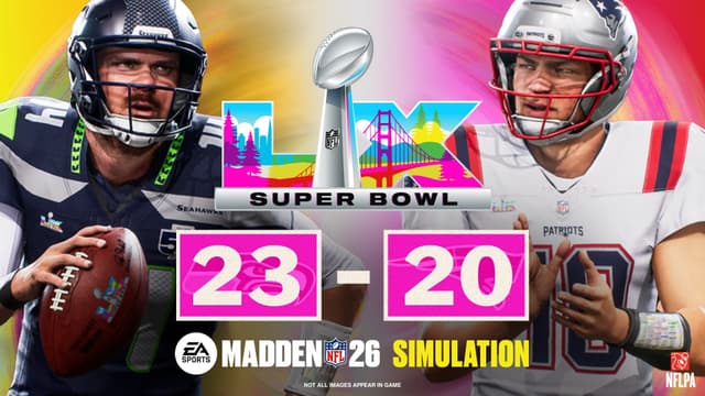 Seahawks will beat Patriots in Super Bowl LX, according to Madden NFL 26 simulation - Featured Image