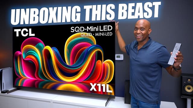 85” TCL X11L SQD Mini LED TV Arrived | Unboxing the Beast - Featured Image