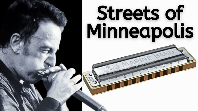 How to Play Harmonica - Streets of Minneapolis by Bruce Springsteen - Featured Image