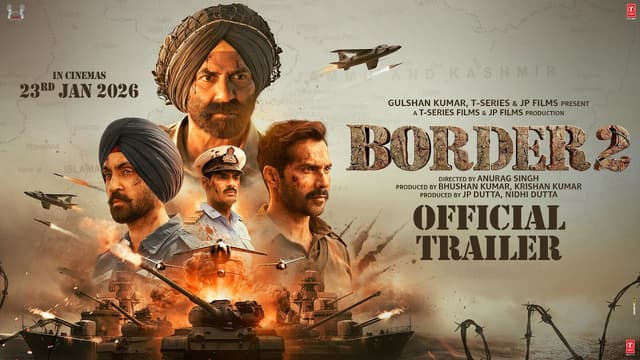 BORDER 2 (Trailer) | Sunny Deol, Varun, Diljit, Ahan | Anurag S | JP Dutta, Bhushan K | 23-Jan-2026 - Featured Image