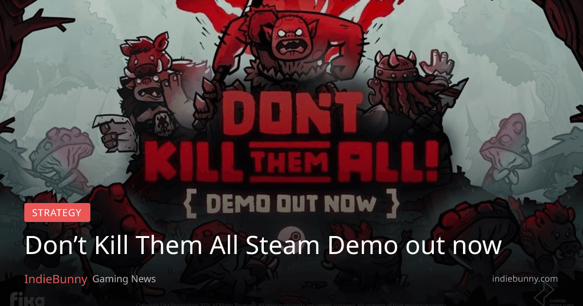 Don’t Kill Them All Steam Demo out now | GameNews - Featured Image