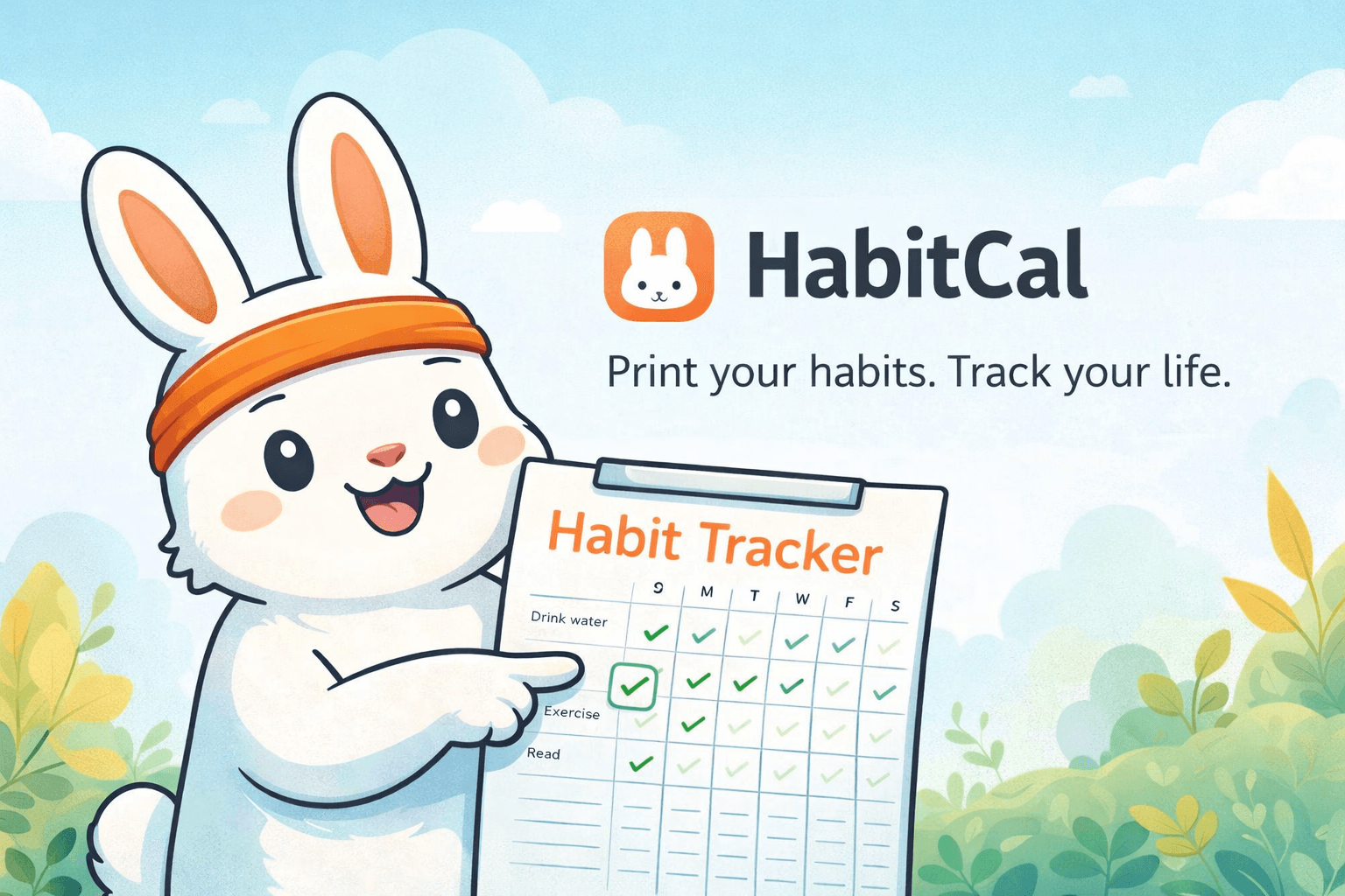 HabitCal - the printable calendar app - Featured Image