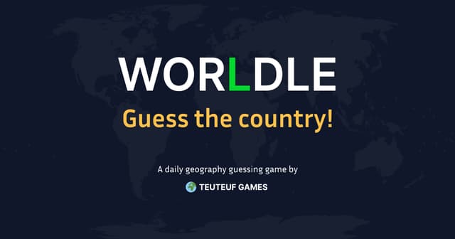 Worldle - Guess the Country - Featured Image