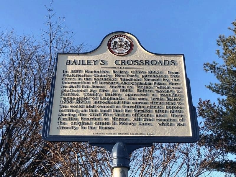 Bailey’s Crossroads Historical Marker - Featured Image