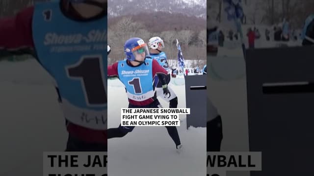 The Japanese snowball fight game vying to be an Olympic sport | AFP - Featured Image