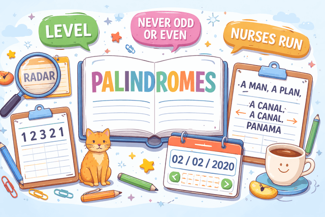 What Are Palindromes? Meaning, Examples, and Popular Palindromes Explained - Sassy Feeds - Featured Image