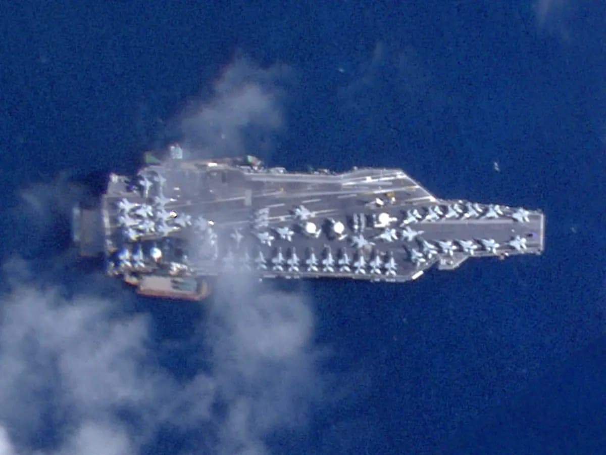 Clogged toilets, narrow pipes: USS Gerald R Ford faces dirty 'sewage' problem amid possible US strike on Iran - Featured Image