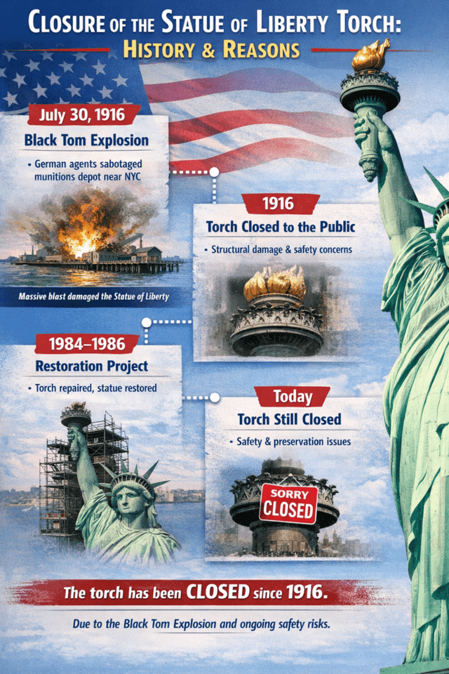 When Was the Statue of Liberty Torch Closed? Full History, Dates, and Reasons Explained - Sassy Feeds - Featured Image