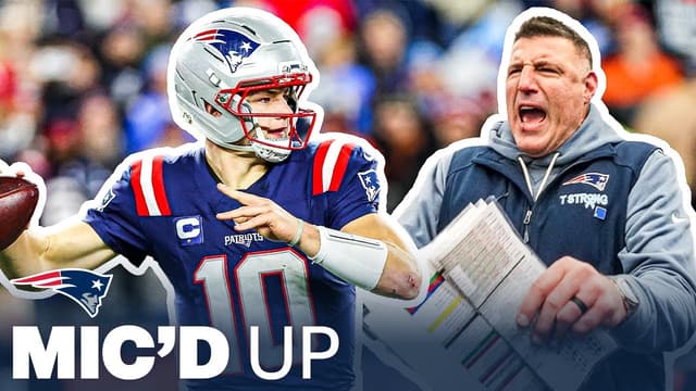 MIC'D UP: Drake Maye & Mike Vrabel Lead Patriots to Wild Card Playoff Win vs. Los Angeles Chargers - Featured Image