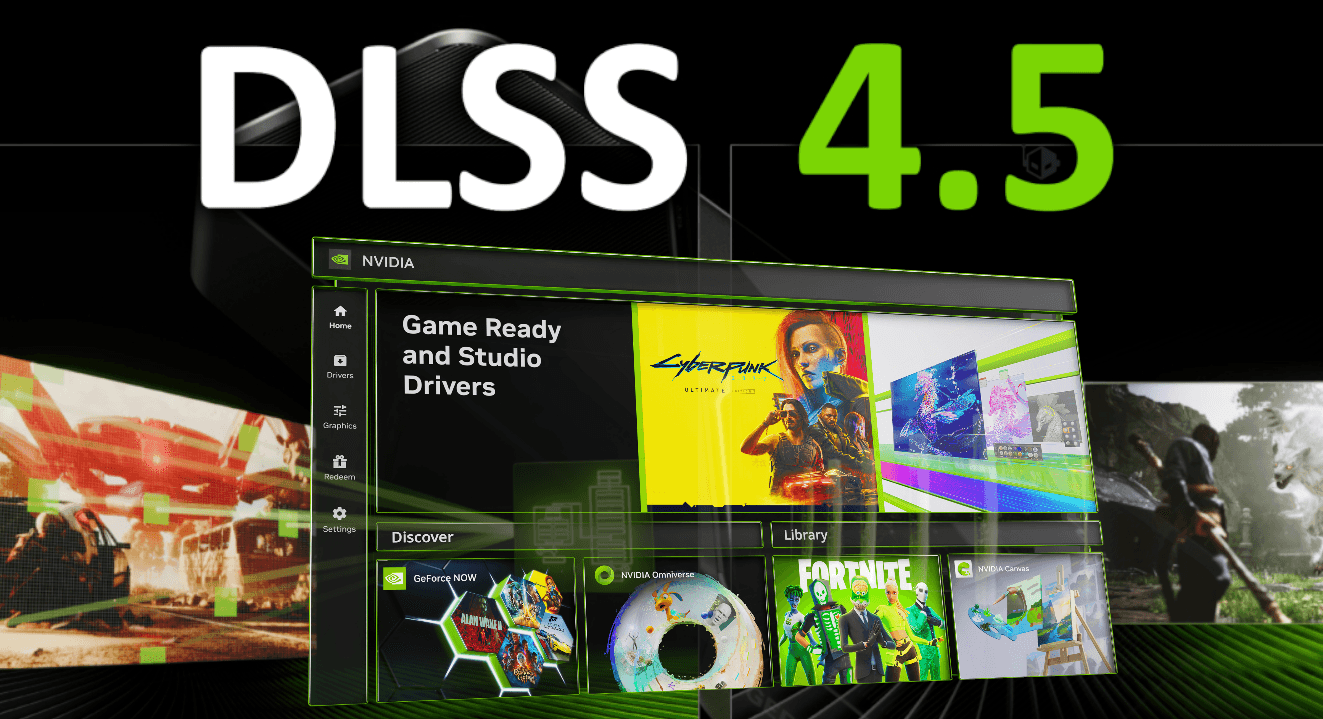 NVIDIA DLSS 4.5 Support Rolls Out To All NVIDIA App Users, New Features Also Added - Featured Image