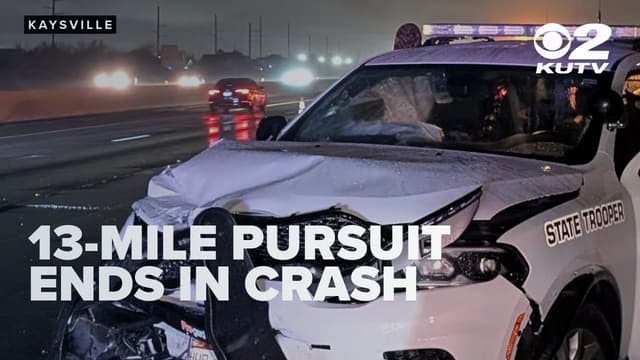 Utah Highway Patrol defends decision to continue 13-mile pursuit that ended in crash - Featured Image