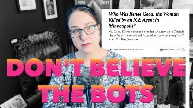 The Fascists are Lying about ICE Murdering an Innocent Woman - Featured Image