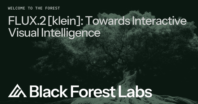 FLUX.2 [klein]: Towards Interactive Visual Intelligence | Black Forest Labs - Featured Image