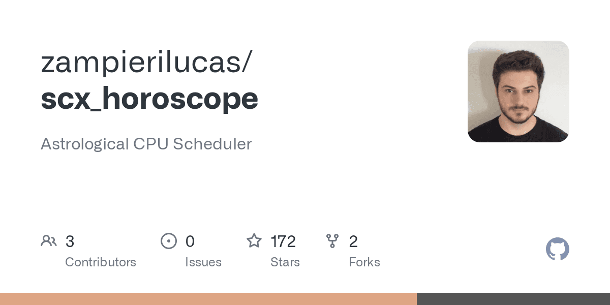 GitHub - zampierilucas/scx_horoscope: Astrological CPU Scheduler - Featured Image