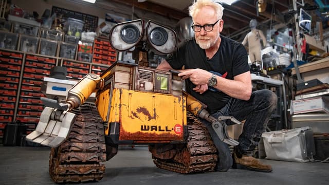 Adam Savage Meets a Real-Life Wall-E Robot! - Featured Image