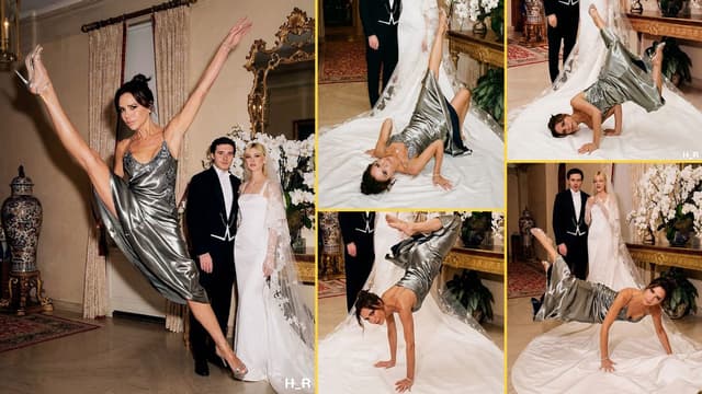 Do photos show Victoria Beckham's 'inappropriate' dance at son Brooklyn's wedding? | Snopes.com - Featured Image