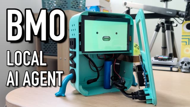 I made a real BMO local AI agent with a Raspberry Pi and Ollama - Featured Image