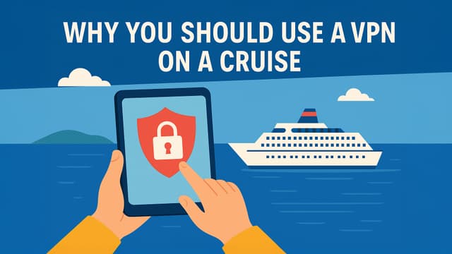 Why You Should Use a VPN on a Cruise - Featured Image