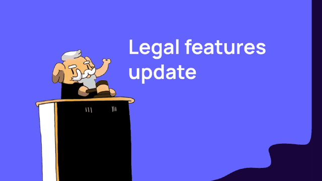 Updating some legal features - Featured Image