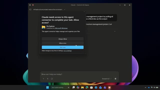 Windows 11 will allow AI apps to access your personal files or folders using File Explorer integration - Featured Image