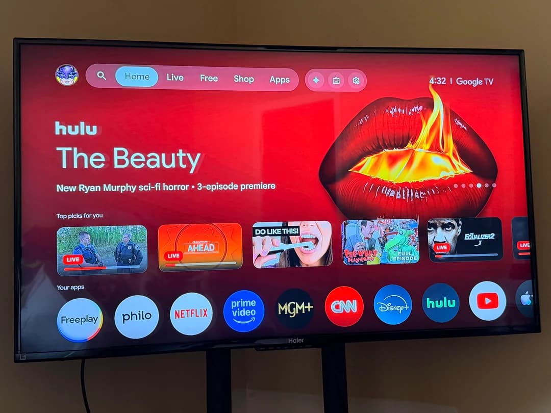 Google TV tests new Free and Shop content tabs - Featured Image
