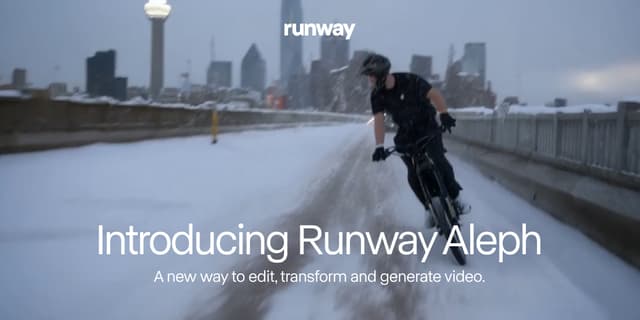 Introducing Runway Aleph - Featured Image