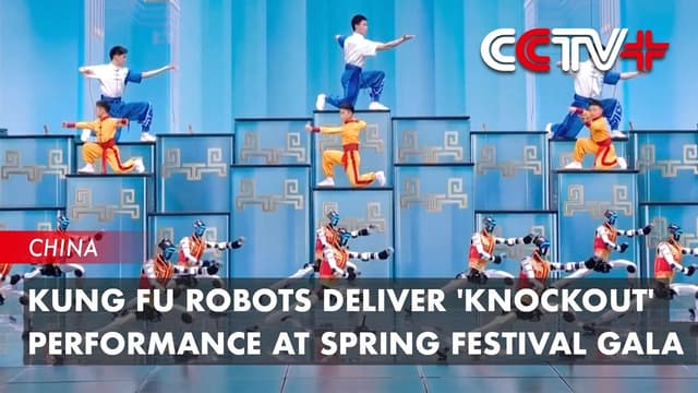 Kung Fu Robots Deliver 'Knockout' Performance at Spring Festival Gala - Featured Image