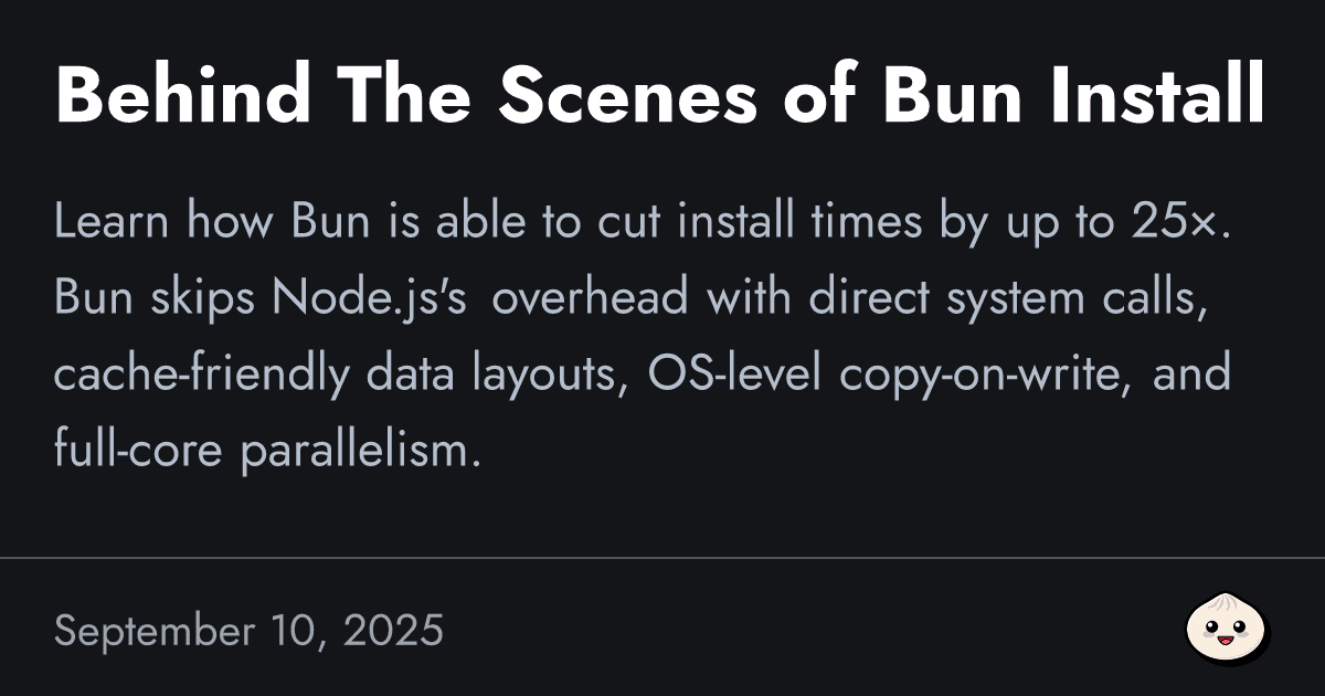 Behind The Scenes of Bun Install - Featured Image