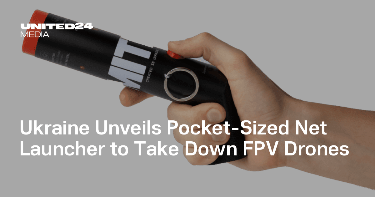 Pocket Sized Net Launcher to Take Down FPV Drones - Featured Image