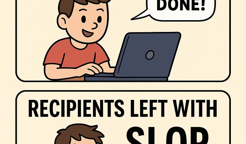 One’s AI Efficiency Is Another’s Workslop: The Hidden Cost of GenAI Productivity - Featured Image