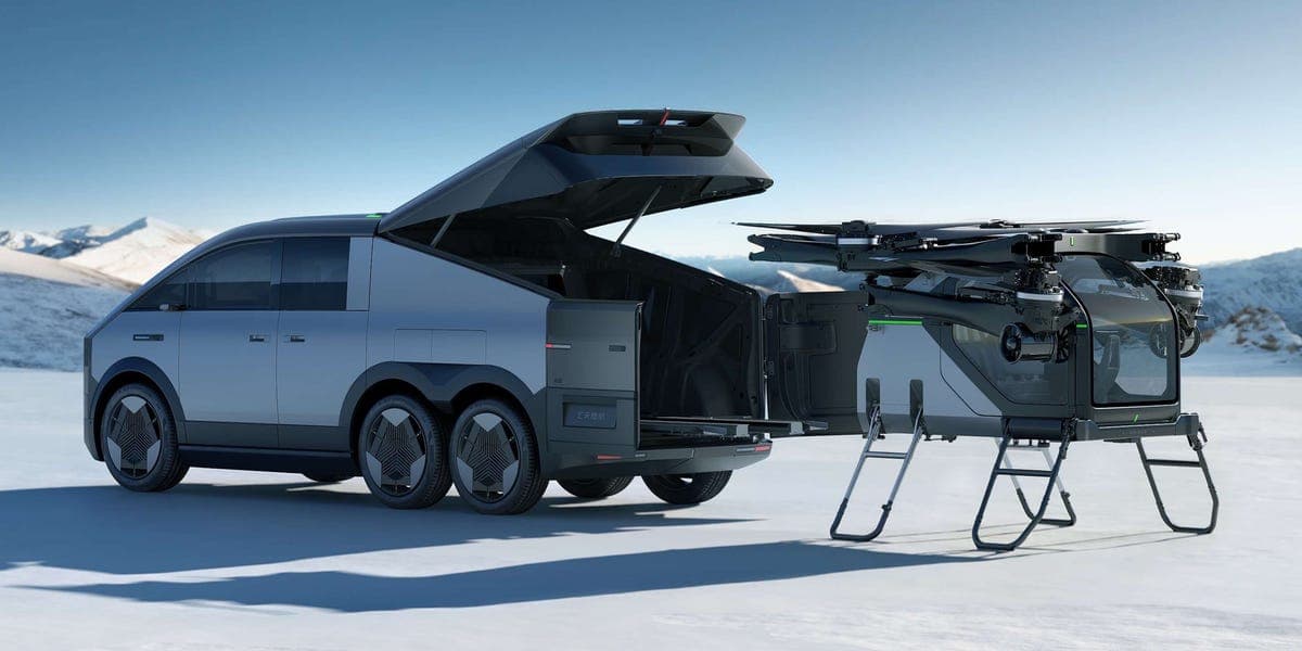 This Xpeng Chinese EV Comes with a Deployable Personal Aircraft - Featured Image