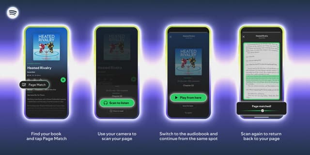 Spotify Page Match seamlessly switches between Books and Audiobooks - Featured Image