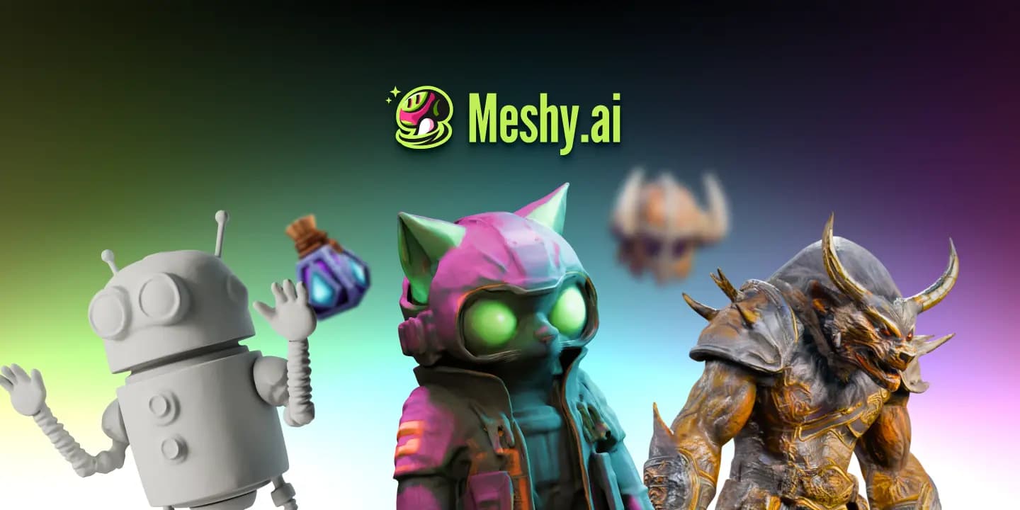 Meshy AI is a 3D Model Generator for Creators - Featured Image