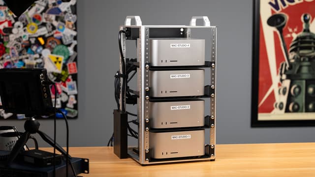 1.5 TB of VRAM on Mac Studio - RDMA over Thunderbolt 5 | Jeff Geerling - Featured Image